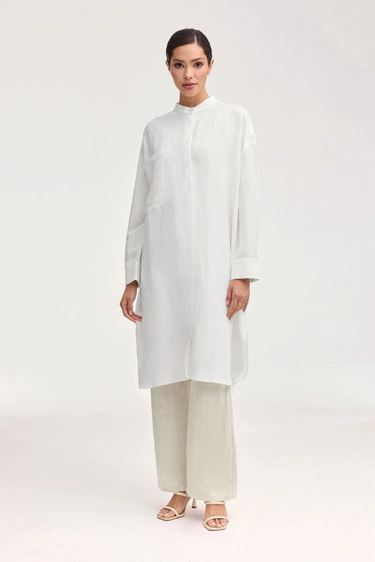 Long Linen Shirt