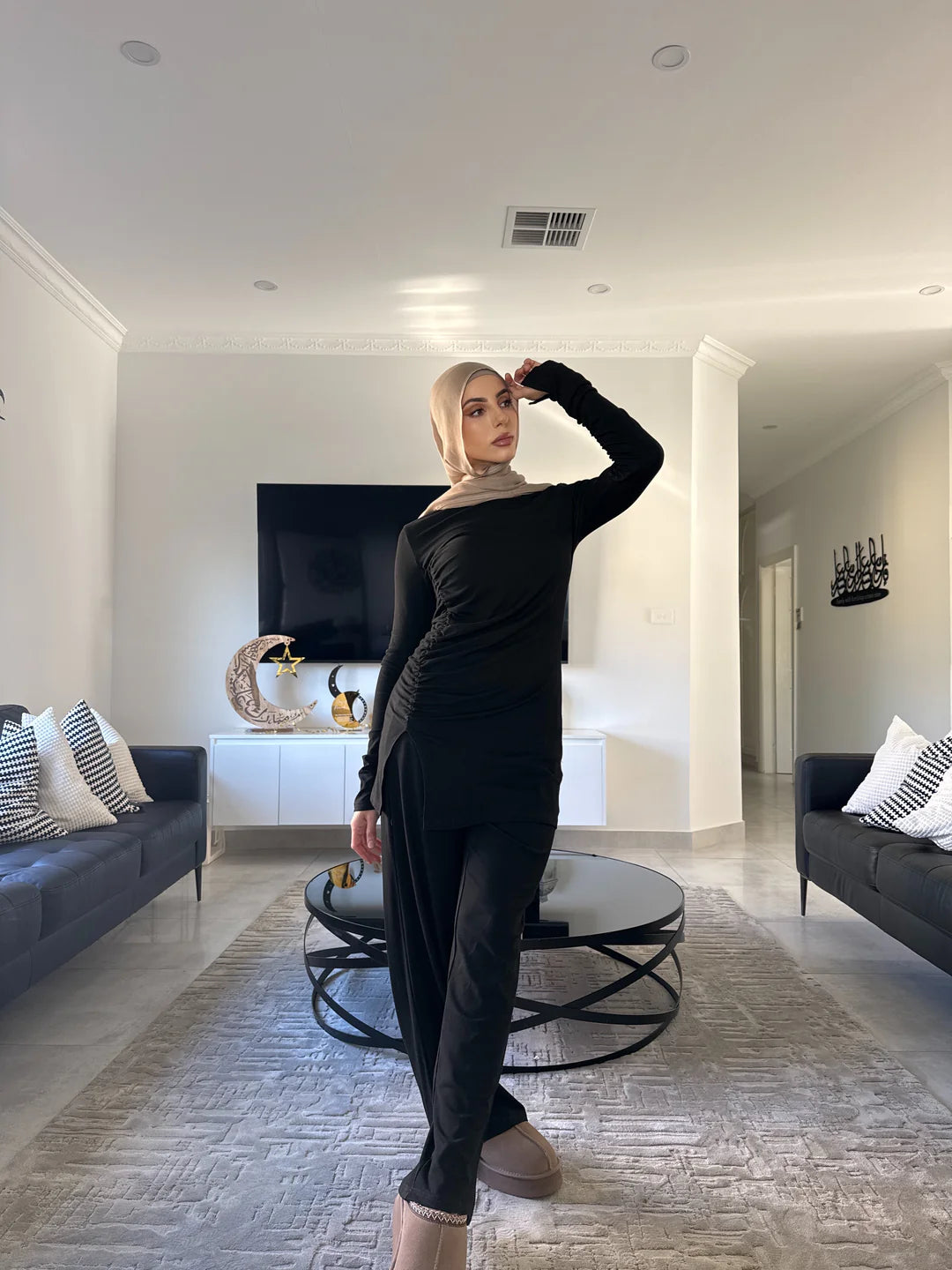 Black lounge set