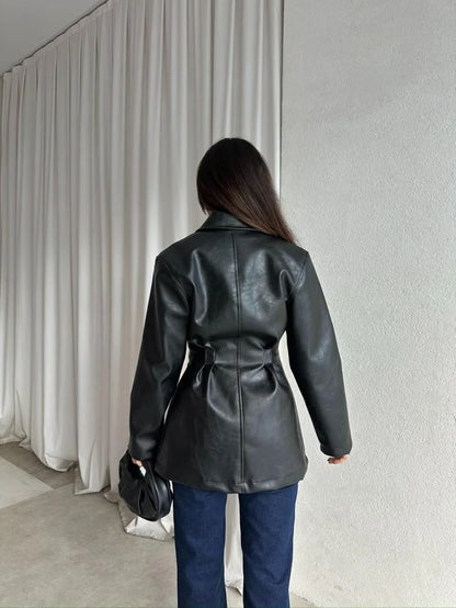 Mini Leather Coat