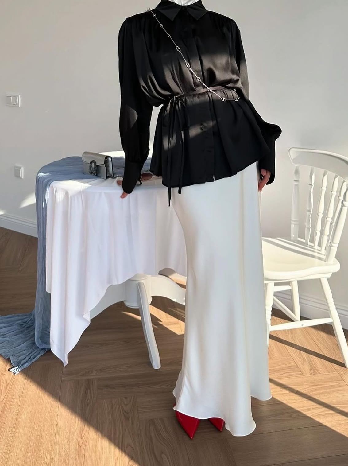 Satin Silk Skirt