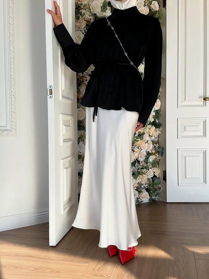 Satin Silk Skirt